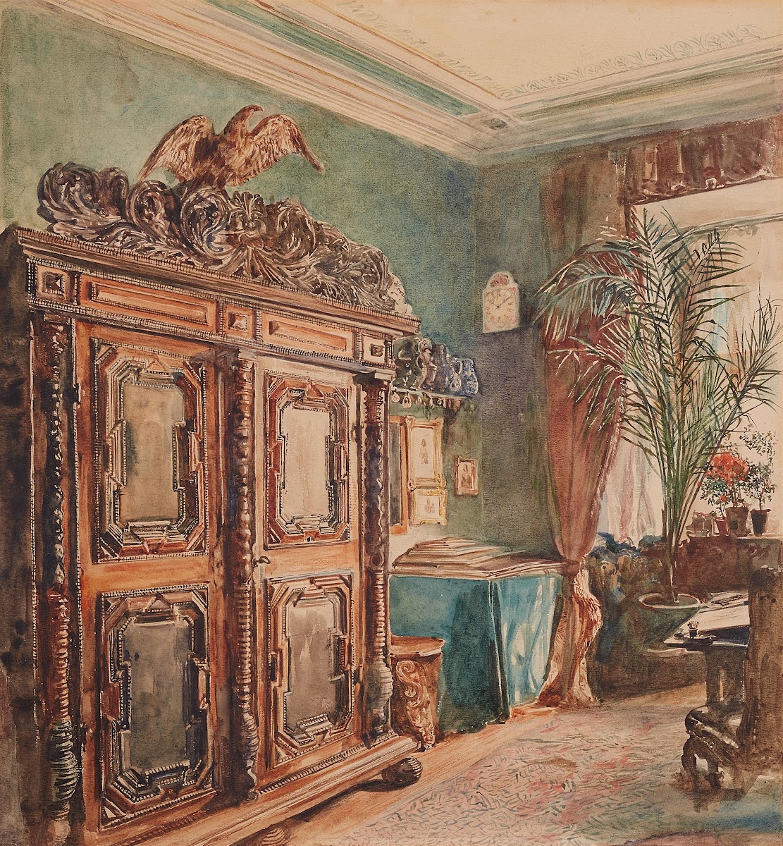 Das Arbeitszimmer des Künstlers