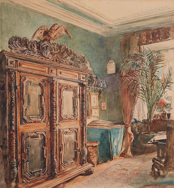 Das Arbeitszimmer des Künstlers
