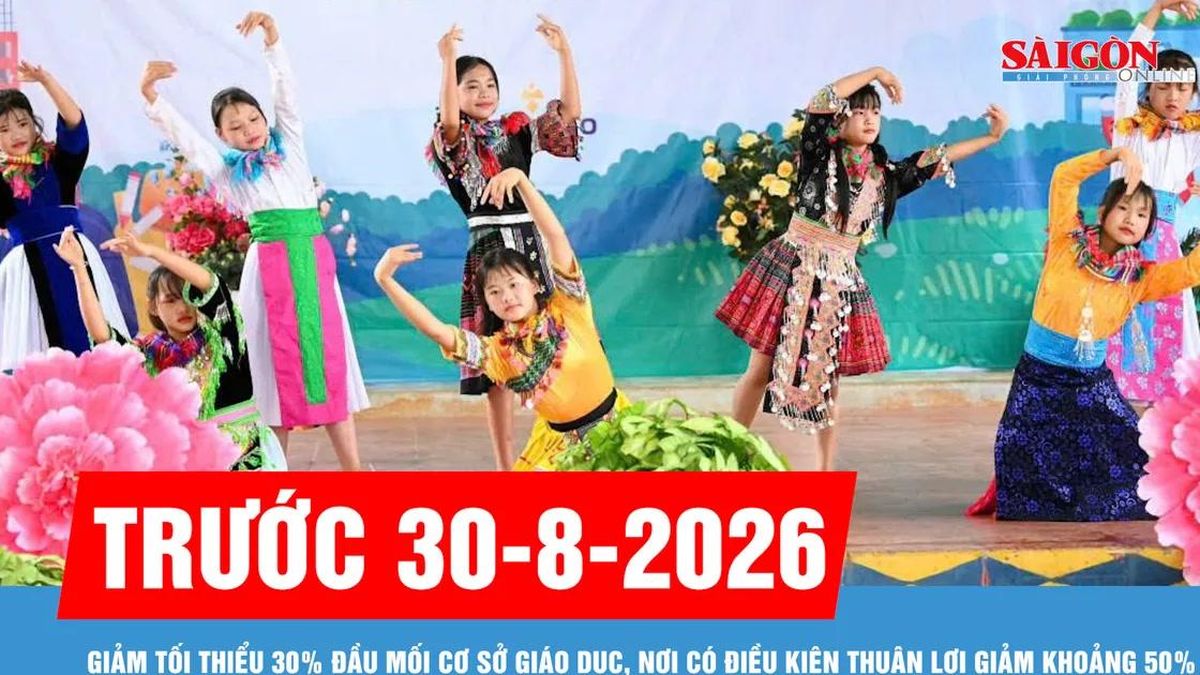 Trước 30-8: Giảm tối thiểu 30% đầu mối cơ sở giáo dục, nơi có điều kiện thuận lợi giảm khoảng 50% - Báo Sài Gòn Giải Phóng