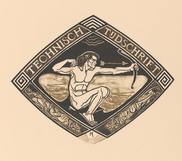 Omslagontwerp voor Technisch Tijdschrift 1914 1914