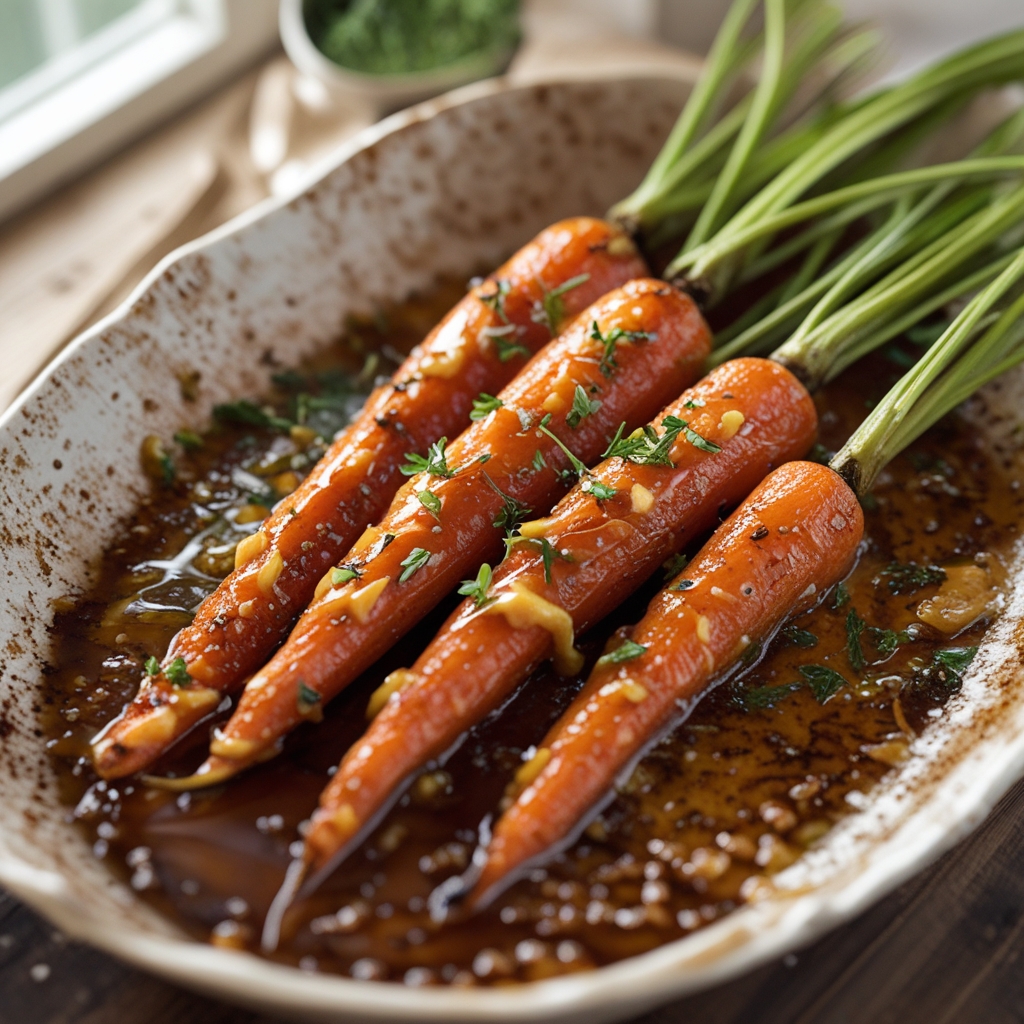 Honey Butter Roasted Carrots | Easy Homemade Side Dish