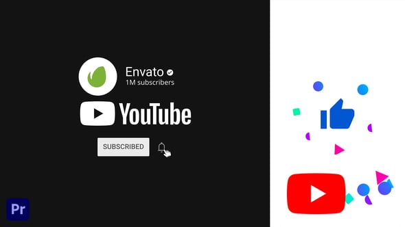 Youtube Like Comment Subscribe | For Premiere Pro Free Download – Envato Elements