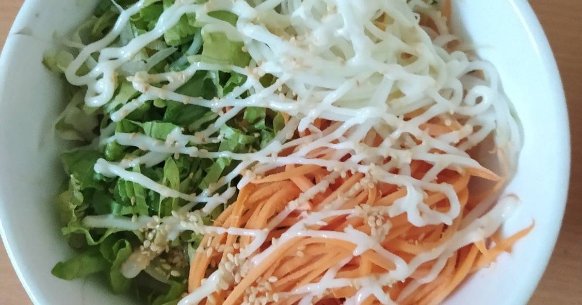 Salad rau củ đơn giản