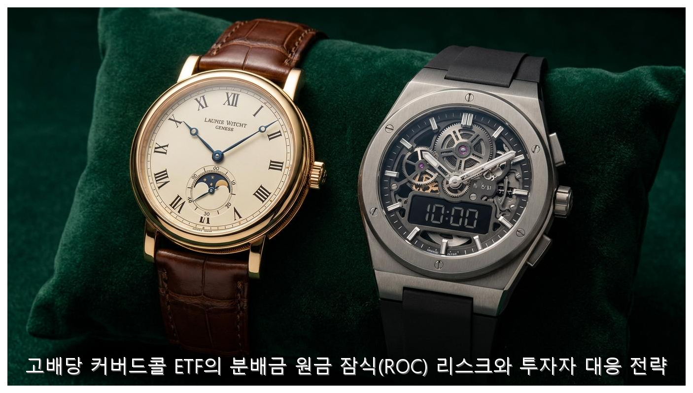 고배당 커버드콜 ETF의 분배금 원금 잠식(ROC) 리스크와 투자자 대응 전략 핵심 안내 및 분석 인포그래픽 (6)