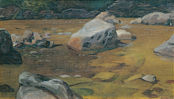 Felsen im Bach 1904