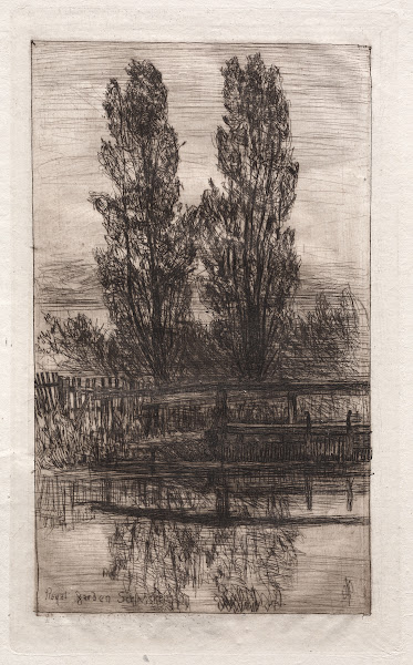 Poplars Royal Garden Schleissheim 1879