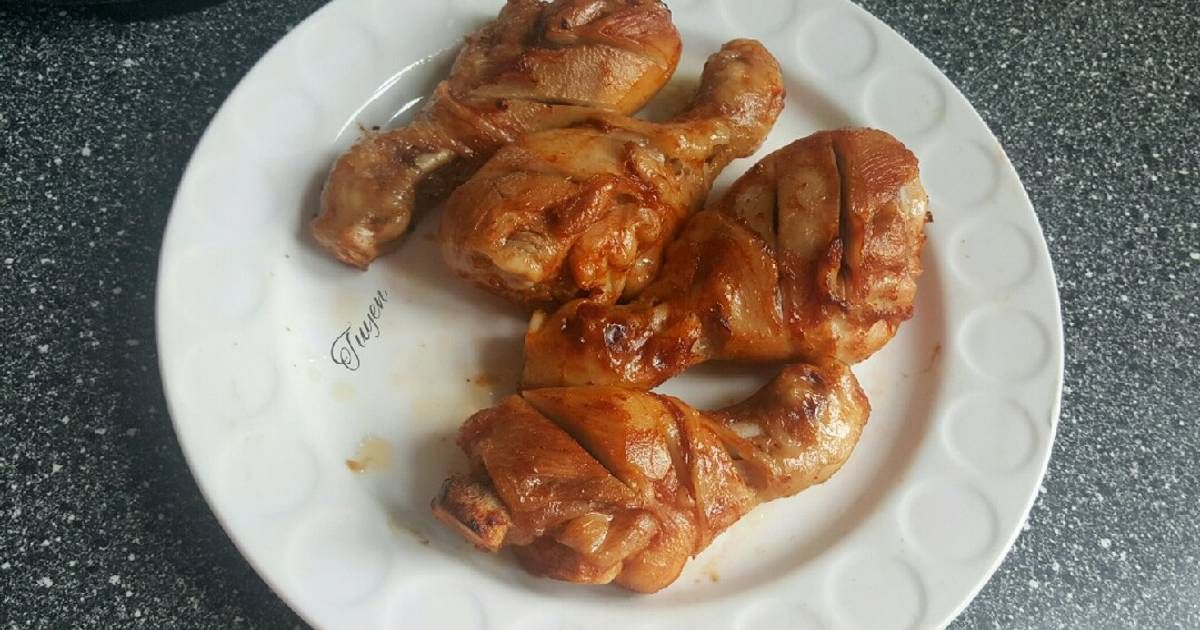 Đùi gà nướng bơ và mật ong