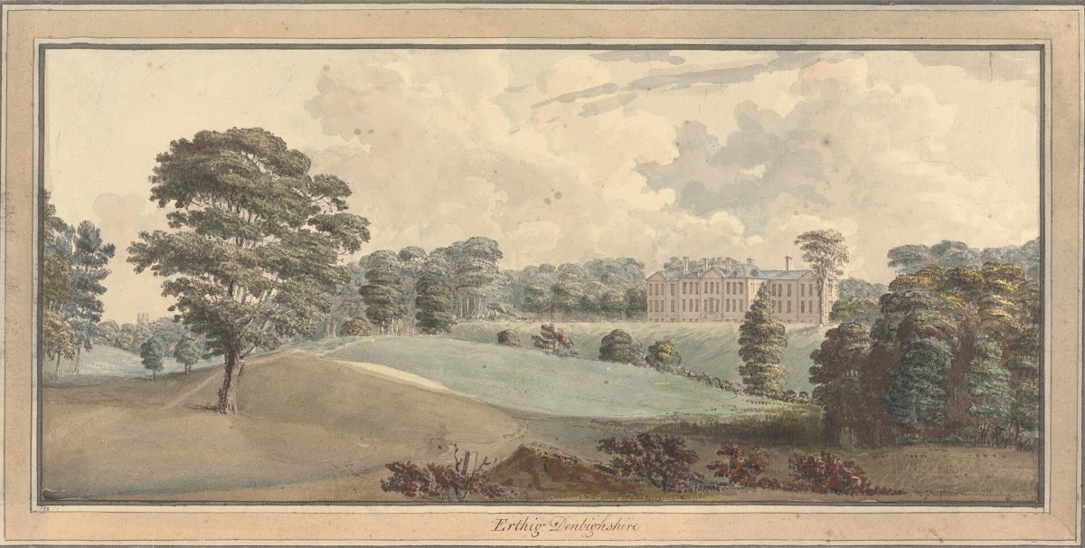 View of Erthig Denbigshire Wales