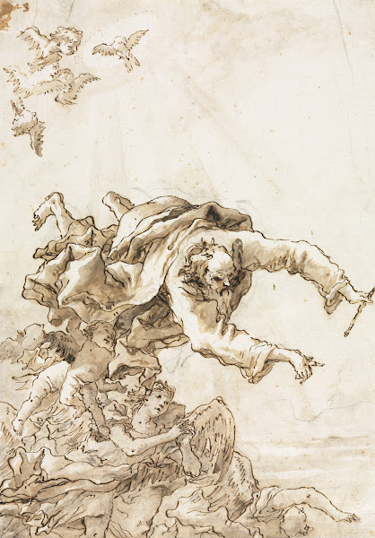 God the Father with Angels and Cherubs 1758 or after