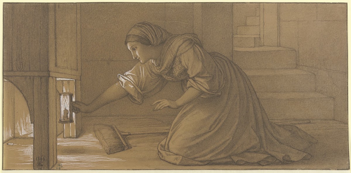 Die Witwe den verlorenen Groschen suchend 1866