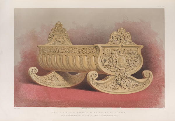 Cradle carved in boxwood 1851   1853