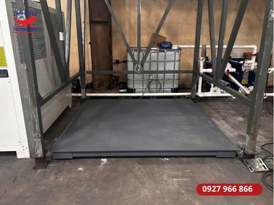 Lắp đặt cân sàn 2 tấn tại Hải Phòng
