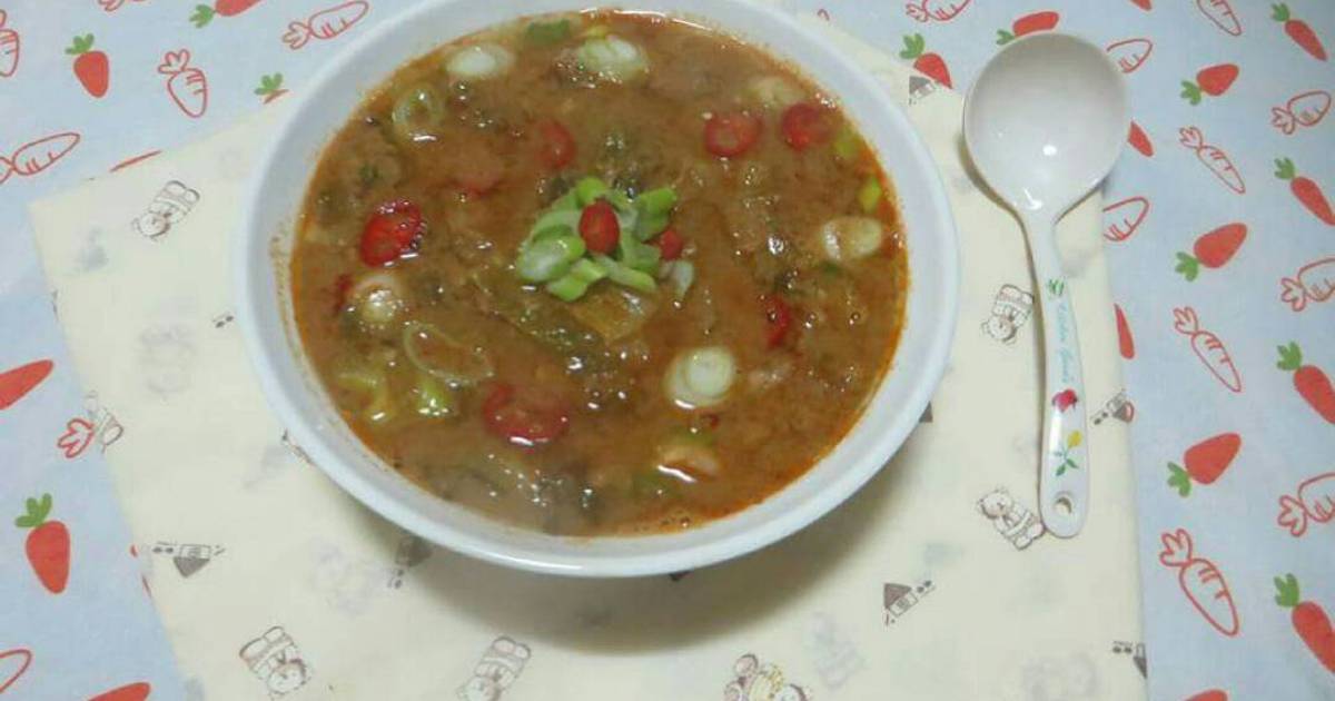 Súp cá Kìm 꽁치추어탕