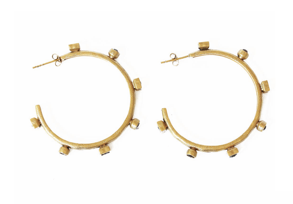 Серьги-кольца Медуза GM