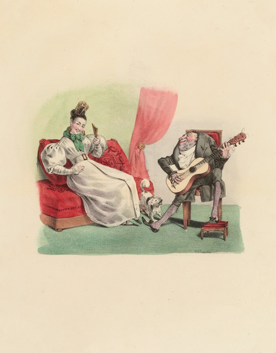 Femme sensible entends tu le ramage etc etc 1831