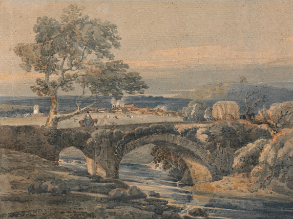 The Old Bridge in Devon between 1797 and 1801