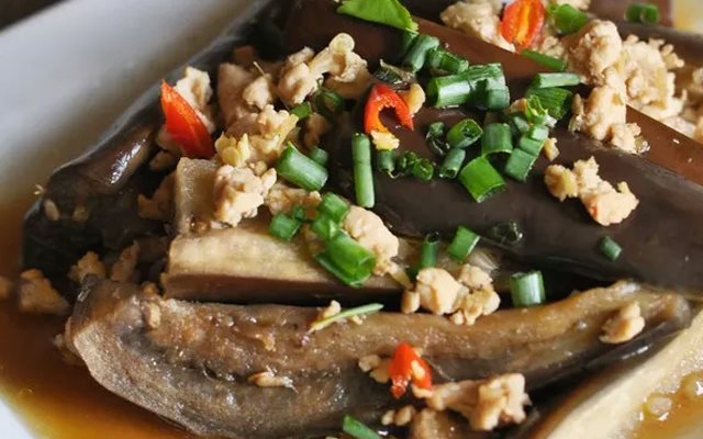 Cà Tím Sốt Tỏi