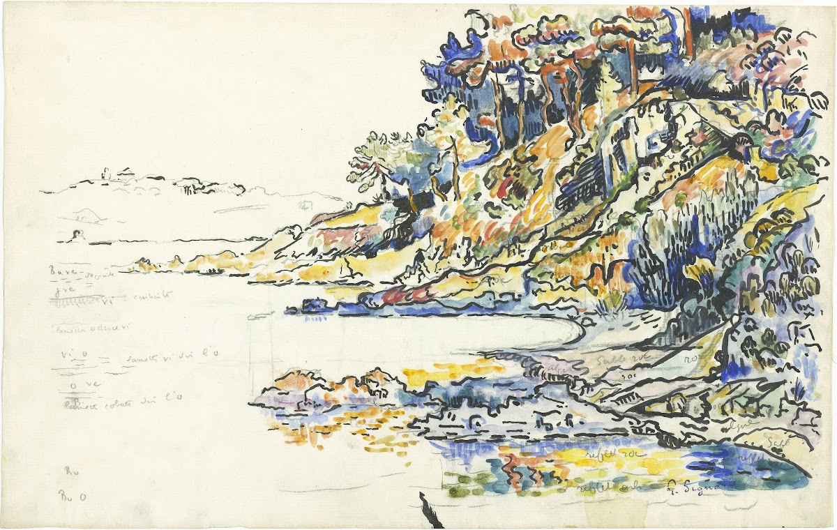 The Calanque at Saint Tropez 1906