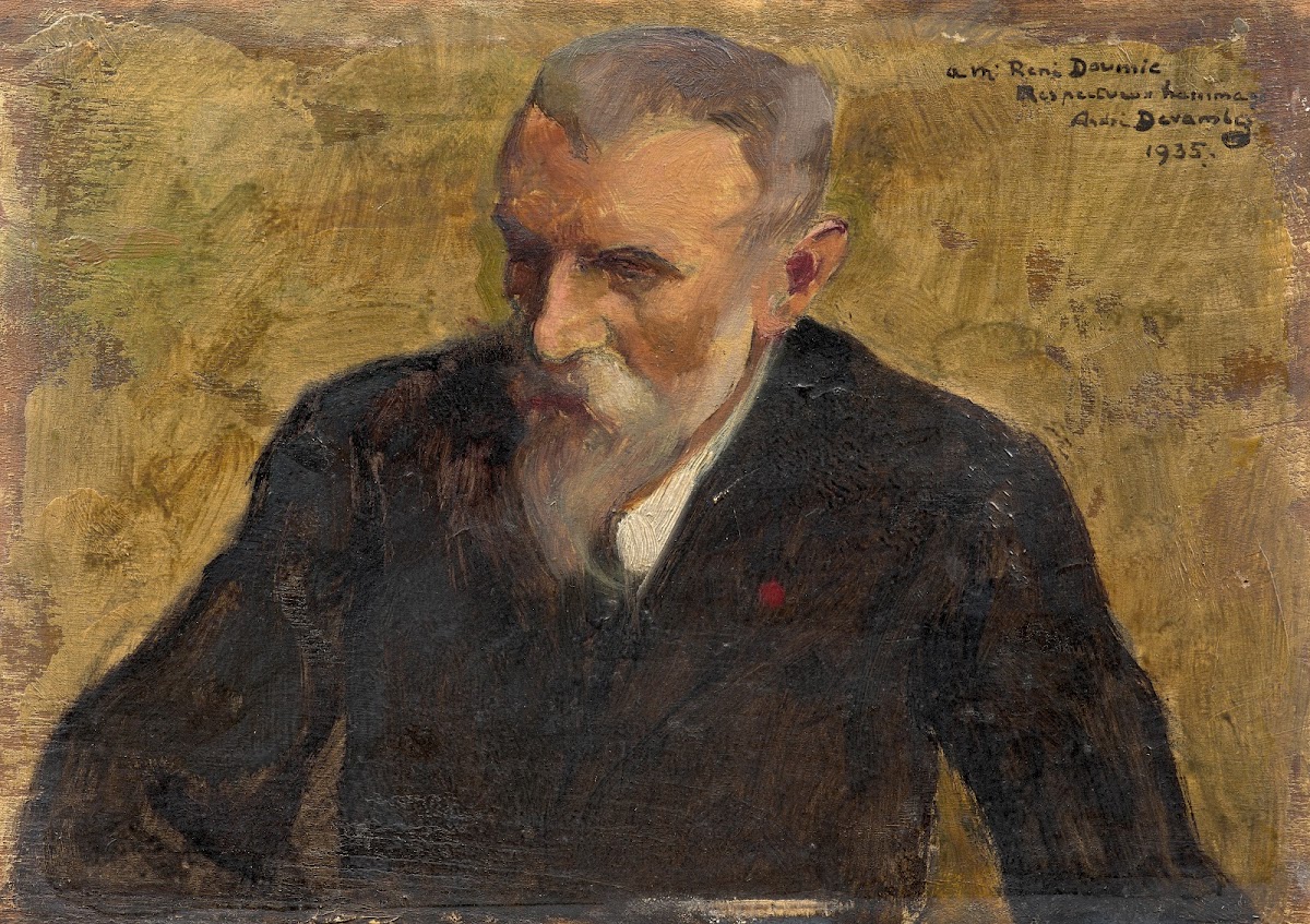 Portrait of René Doumic 1860 1937 1935