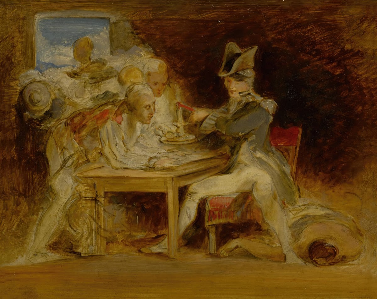 Nelson sealing the Copenhagen letter