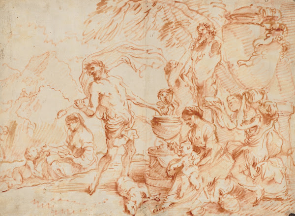 Bacchanal Before a Herm early 1660s