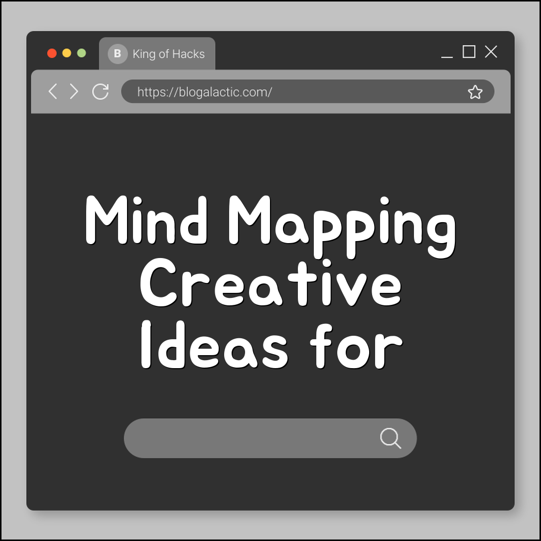Mind mapping creative ideas (study, work, projects)