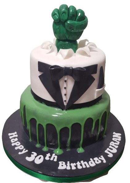 Hulk Birthday Cake CB-NC009