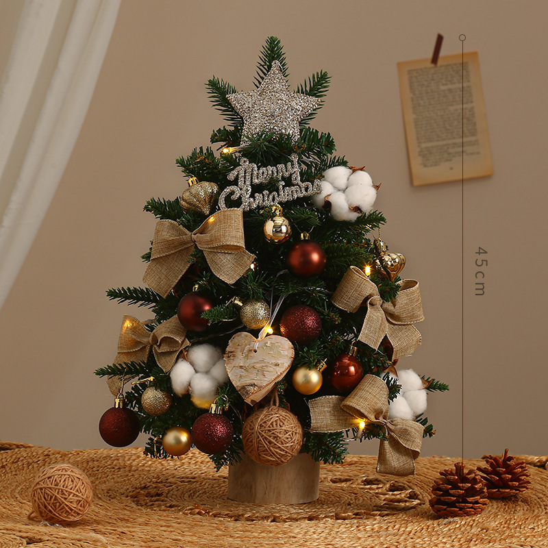 Mini Christmas Tree Set, decorative table decoration