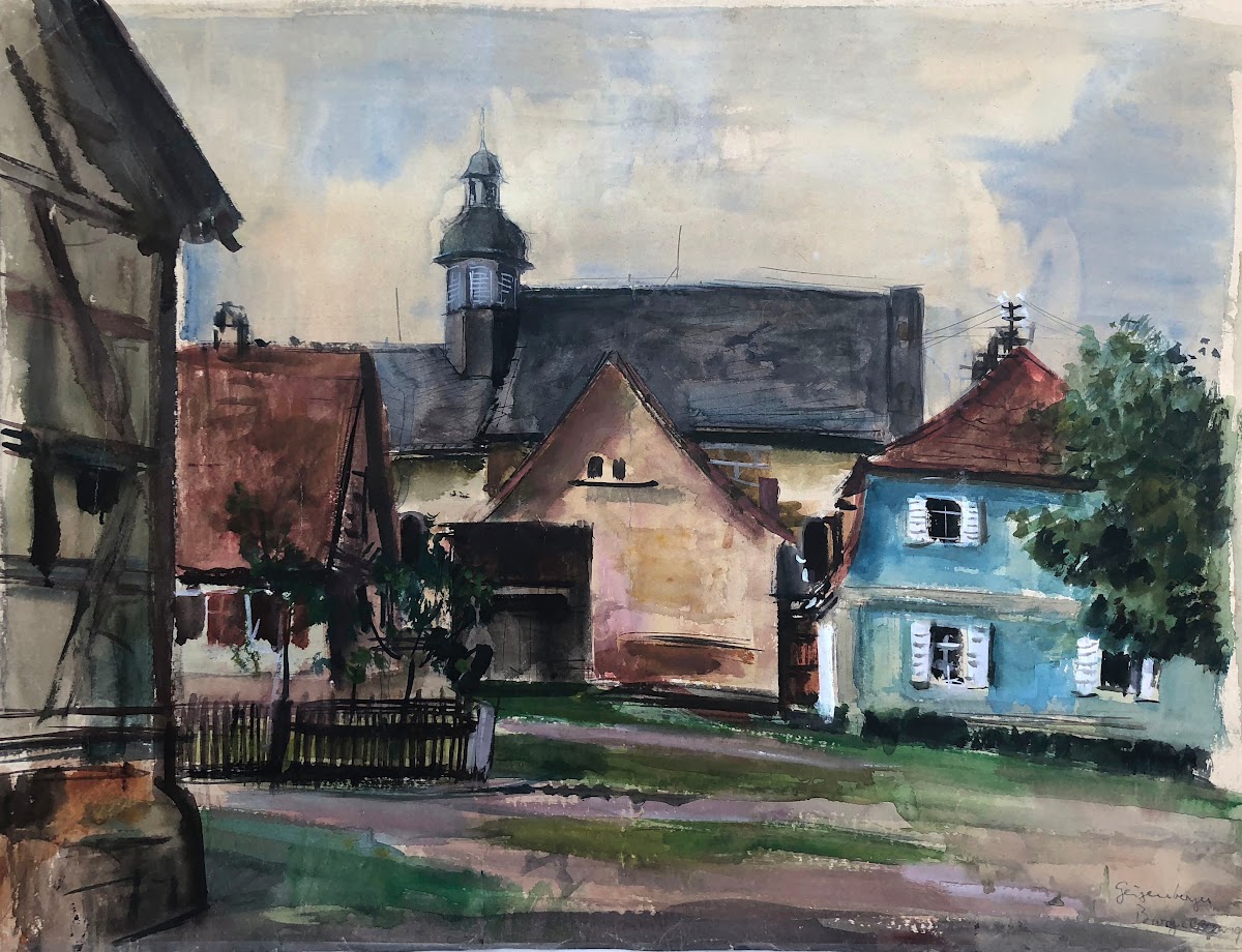 Häuser in Franken Schloss Burgellern im Landkreis Bamberg 1944