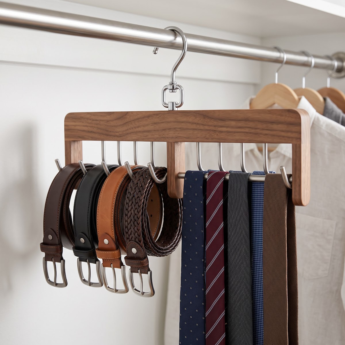 Best Belt and Tie Organizers for Closets (2026) - BEST COMPACT — PRODUCT SHOT