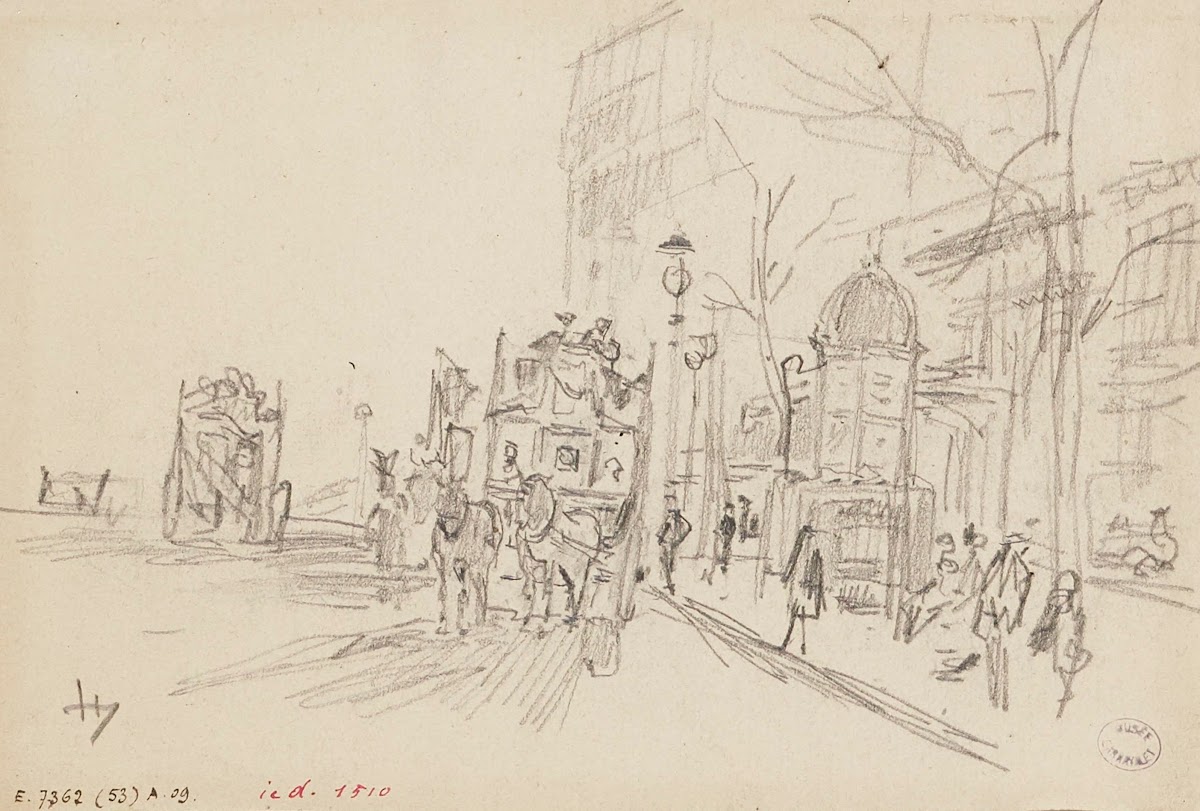 Omnibus sur un boulevard 1895   1905