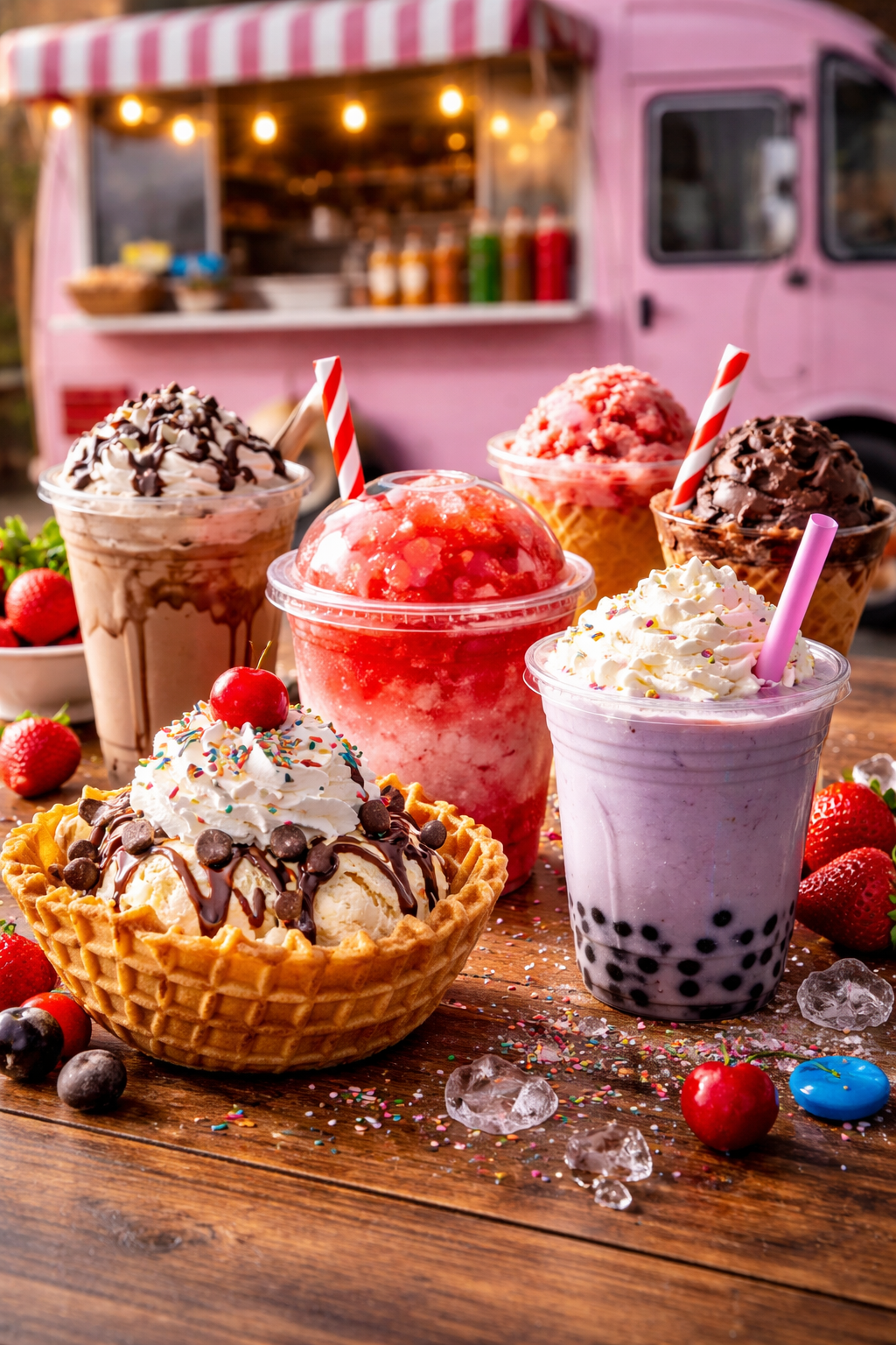 MAVO SWEET dessert truck menu in Maryland