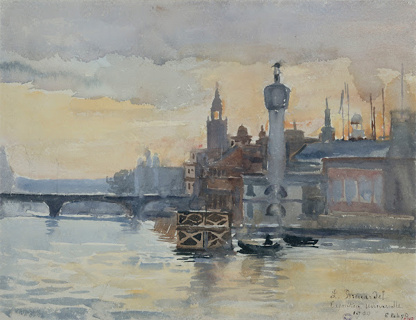 Pavillons en bord de Seine à lexposition de 1900 1900