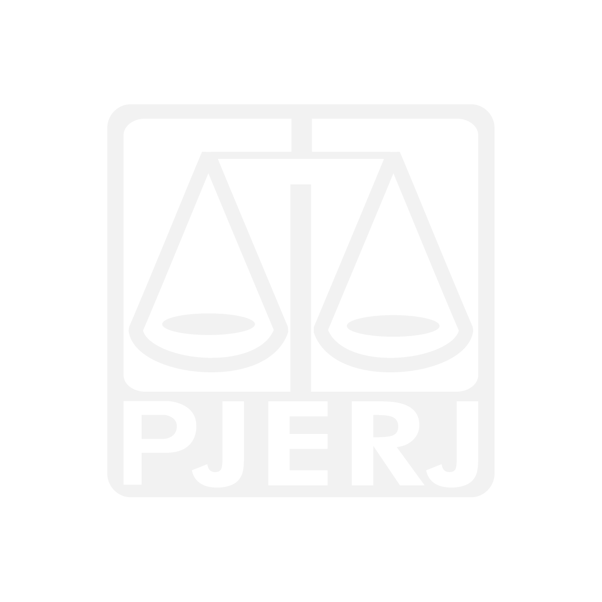 Logo TJ-RJ para modo escuro
