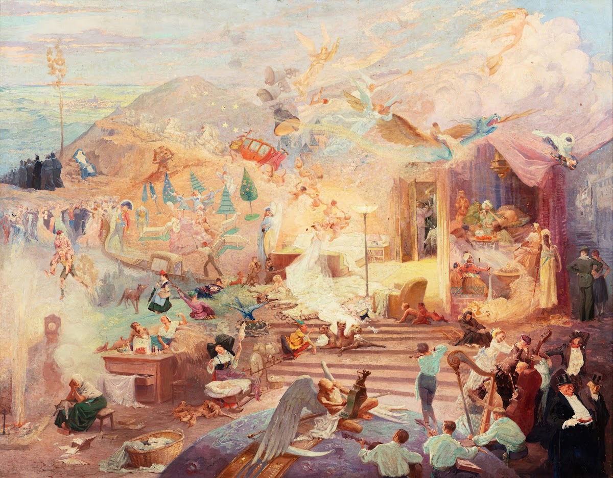 Phantasmagorical scene also called liberty
