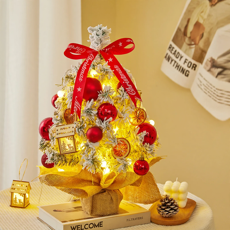 Mini-Weihnachtsbaum mit Beflockung, 45-90 cm