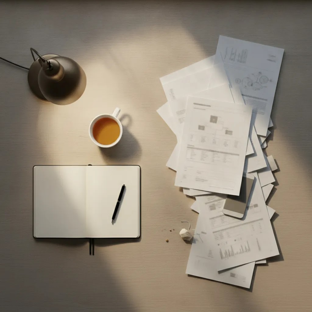 What causes stress shown as a response pattern in an overloaded home workspace