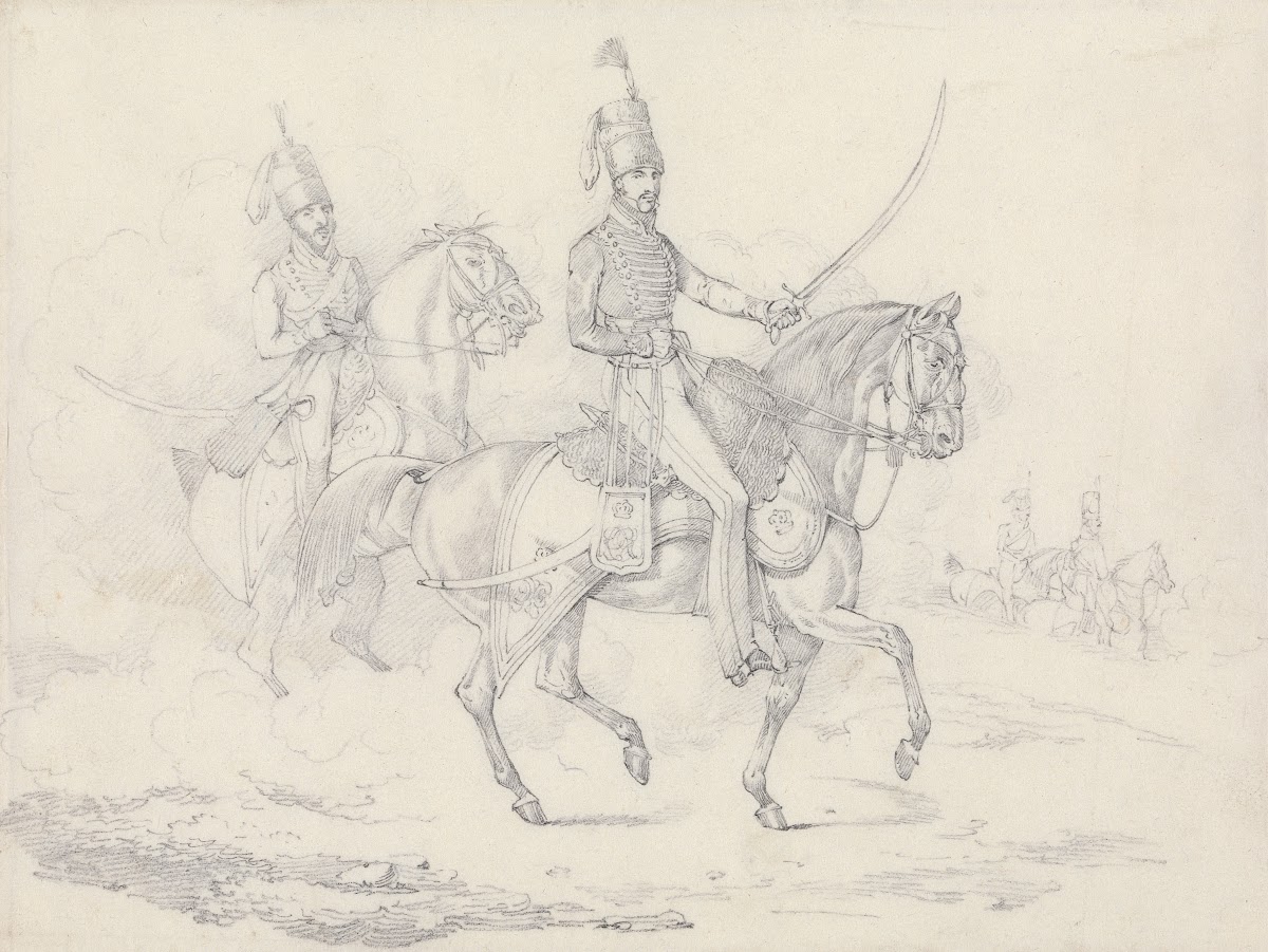 Scraps No 39 Mounted Hussars 1823