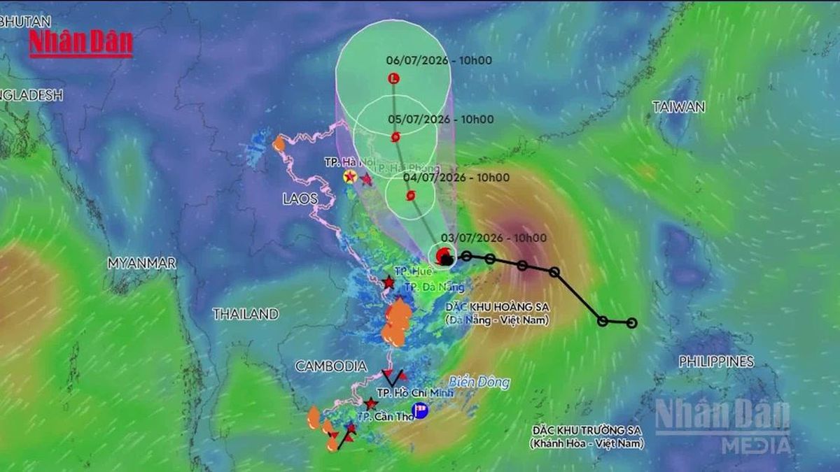 [Video] Bão số 1 Maysak hình thành, gây mưa lớn và gió mạnh tại Bắc Bộ - Báo Nhân Dân