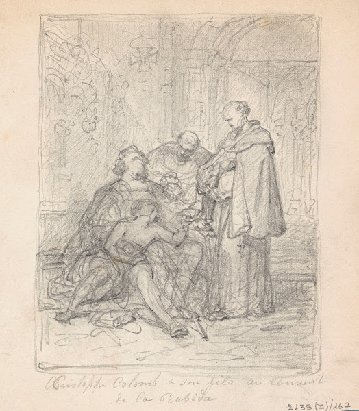Christopher Columbus and his Sick Son in the Monastery La Rabida