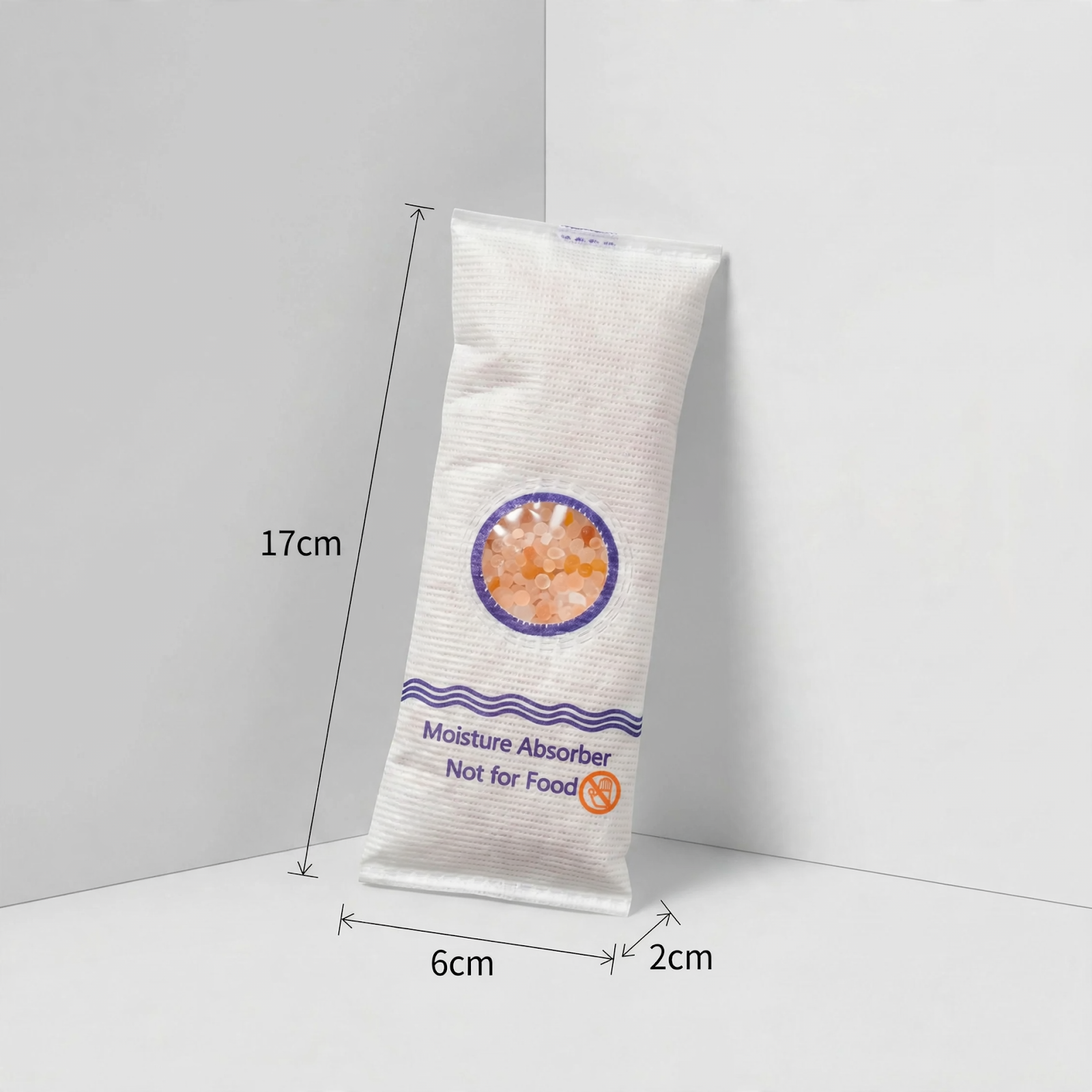 Silicone Dehumidifier Bag with Color Indicator, 400g