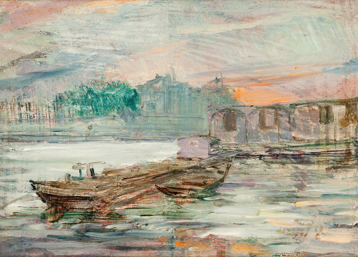 Barges on the Seine 1893