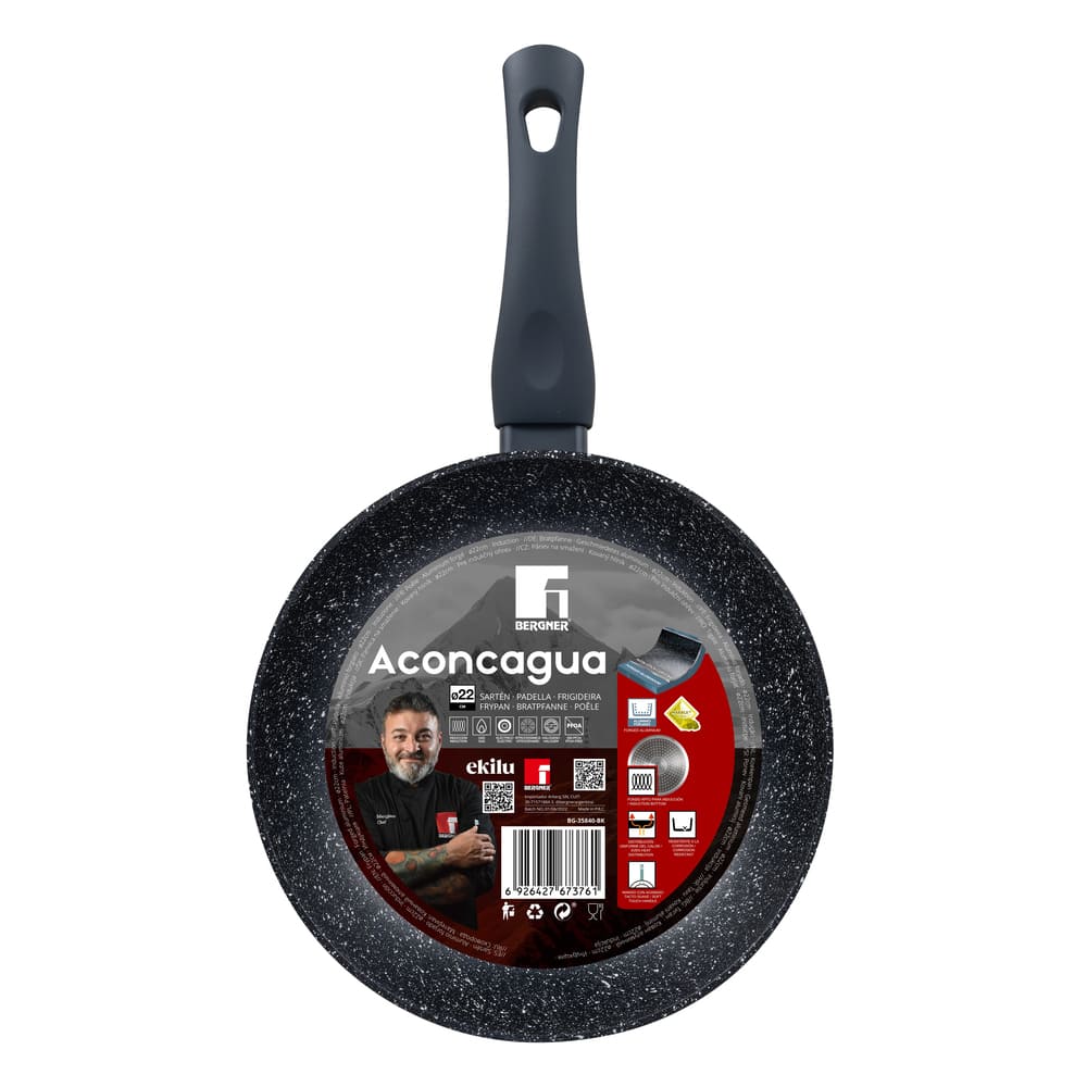 Sartén de aluminio forjado Bergner™ Aconcagua de 22 cm
