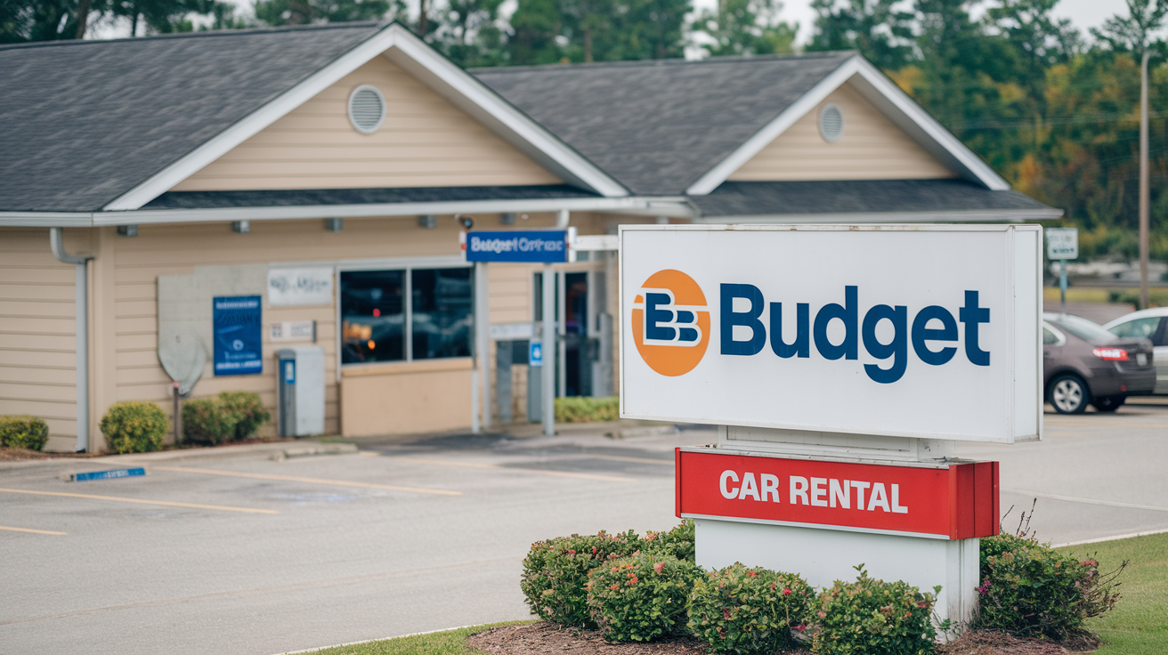 Budget Rental Office Location at Myrtle Beach Airport