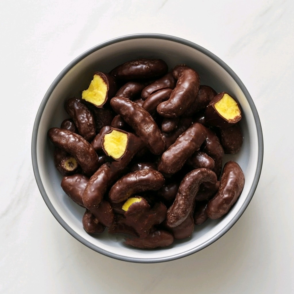 Bananitas con chocolate