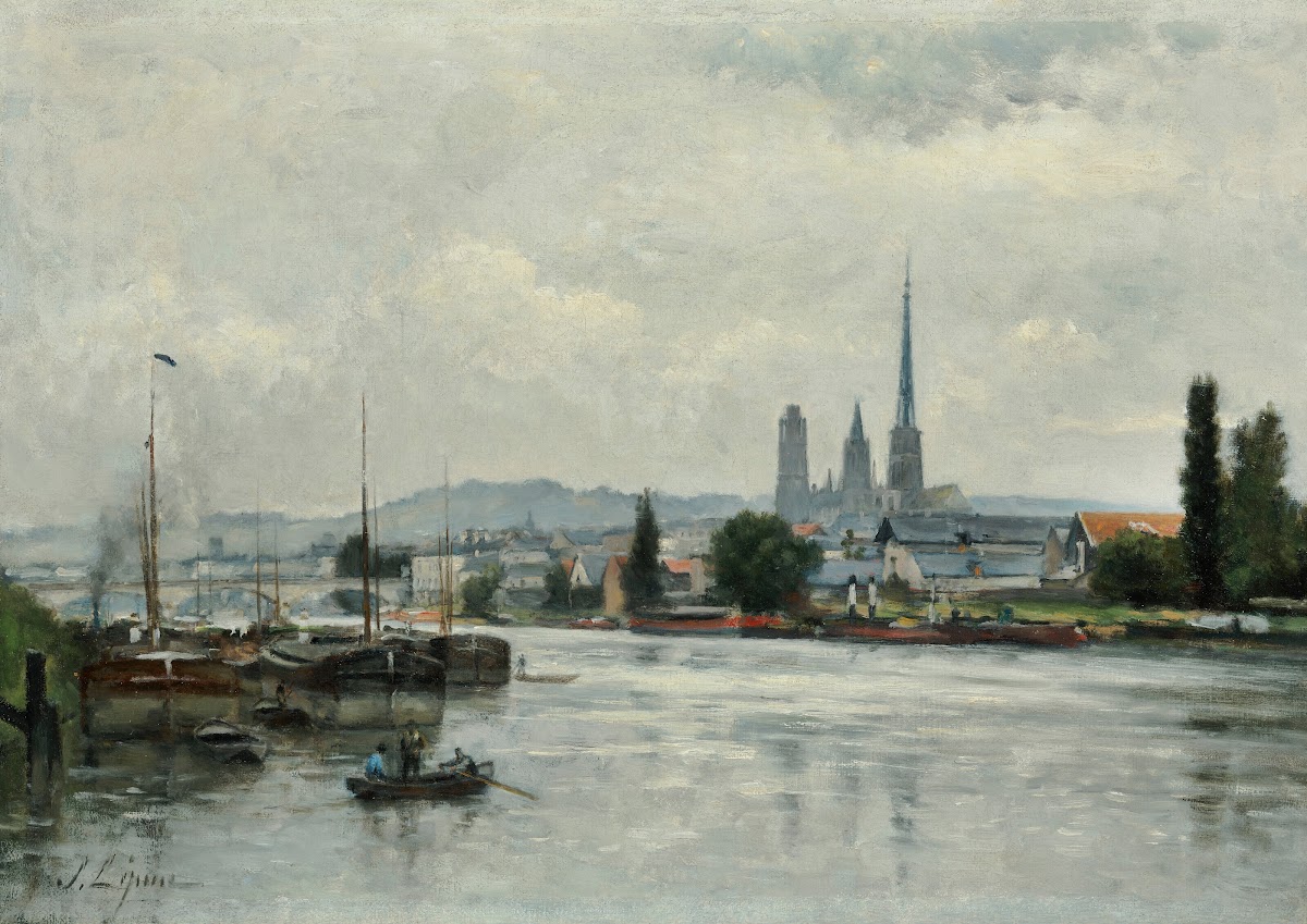 La Seine à Rouen circa 1874 1878