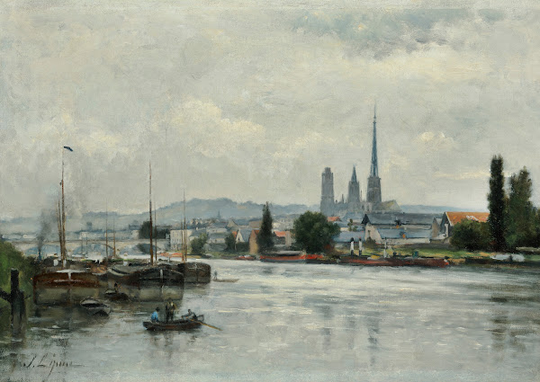 La Seine à Rouen circa 1874 1878