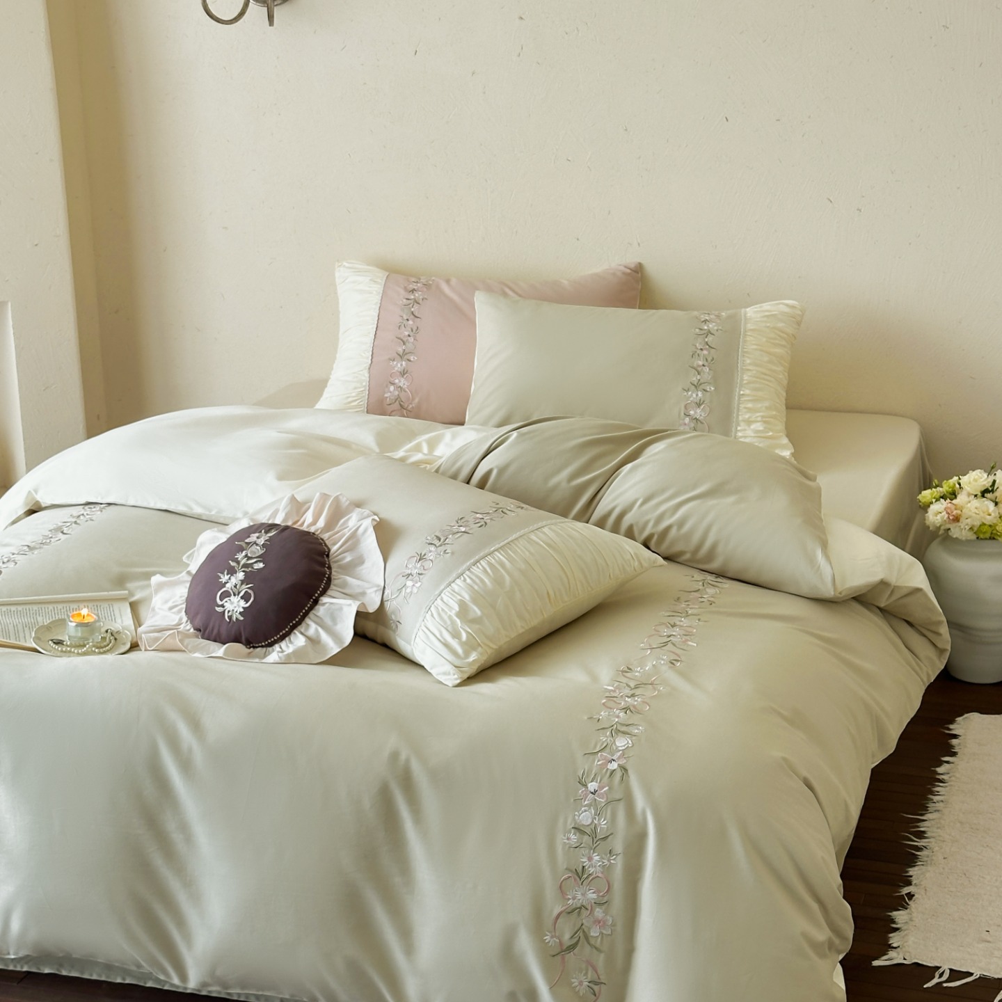 Long-Staple Cotton Bedding, 4-Piece, Autumn/Winter