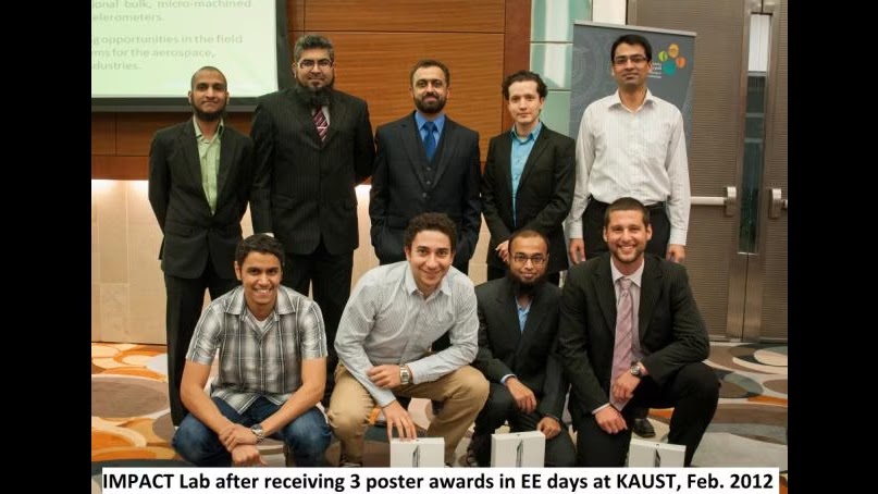 KAUST CEMSE EE IMPACT IMPACT Lab After Receiving 3 Poster Awards