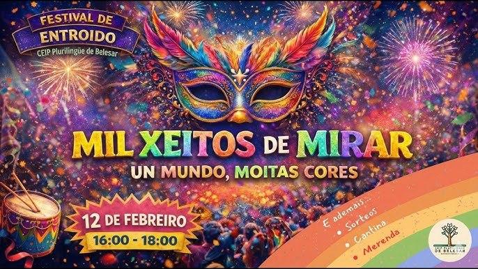 O Entroido enche de cor e alegría o CEIP Plurilingüe de Belesar